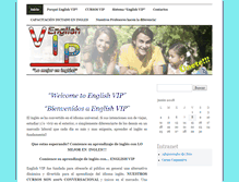 Tablet Screenshot of englishvip.com.ve